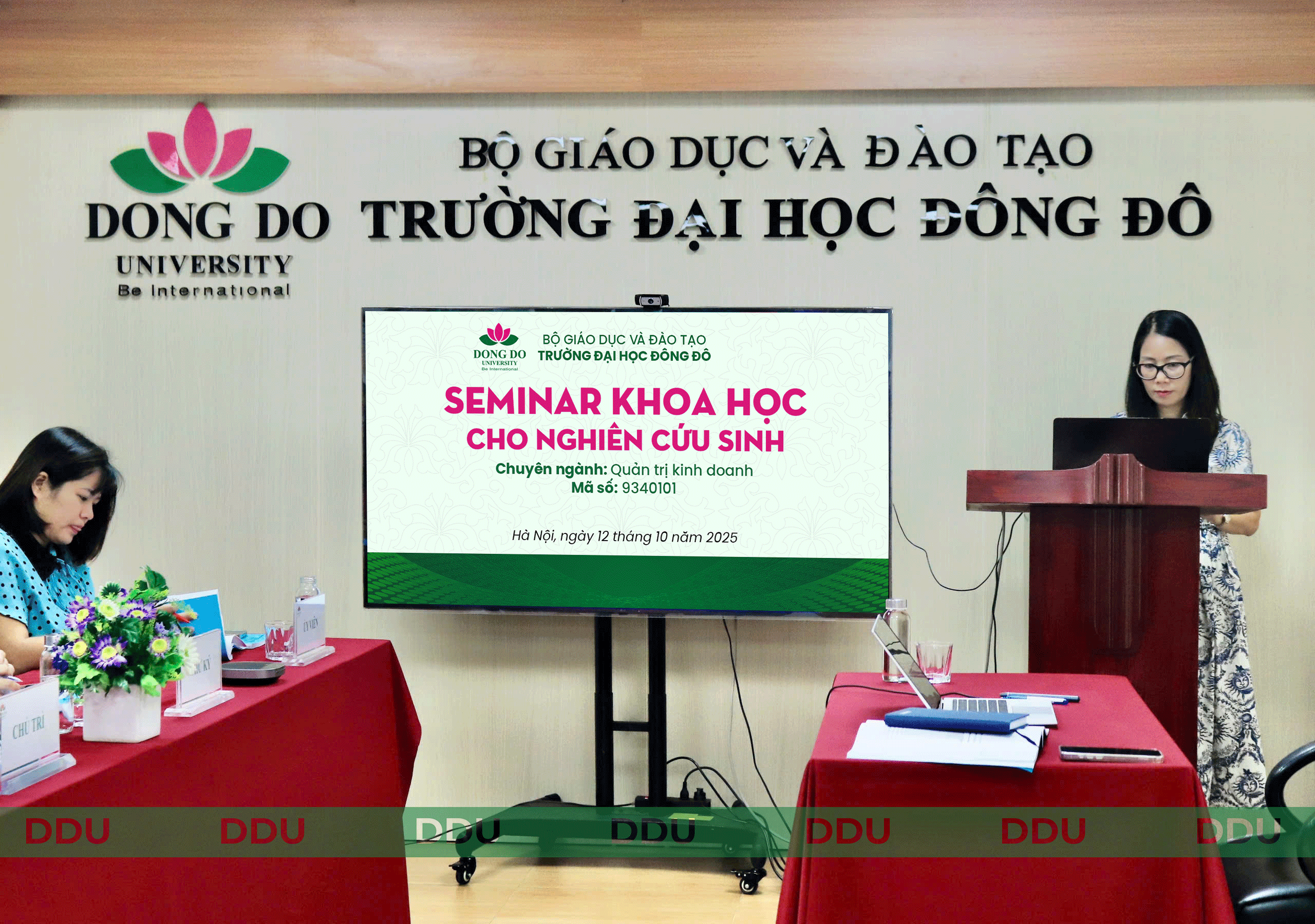 Đông Đô tổ chức Seminar Khoa học hành cho nghiên cứu sinh ngành Quản trị kinh doanh - Tăng cường chất lượng đào tạo Sau đại học