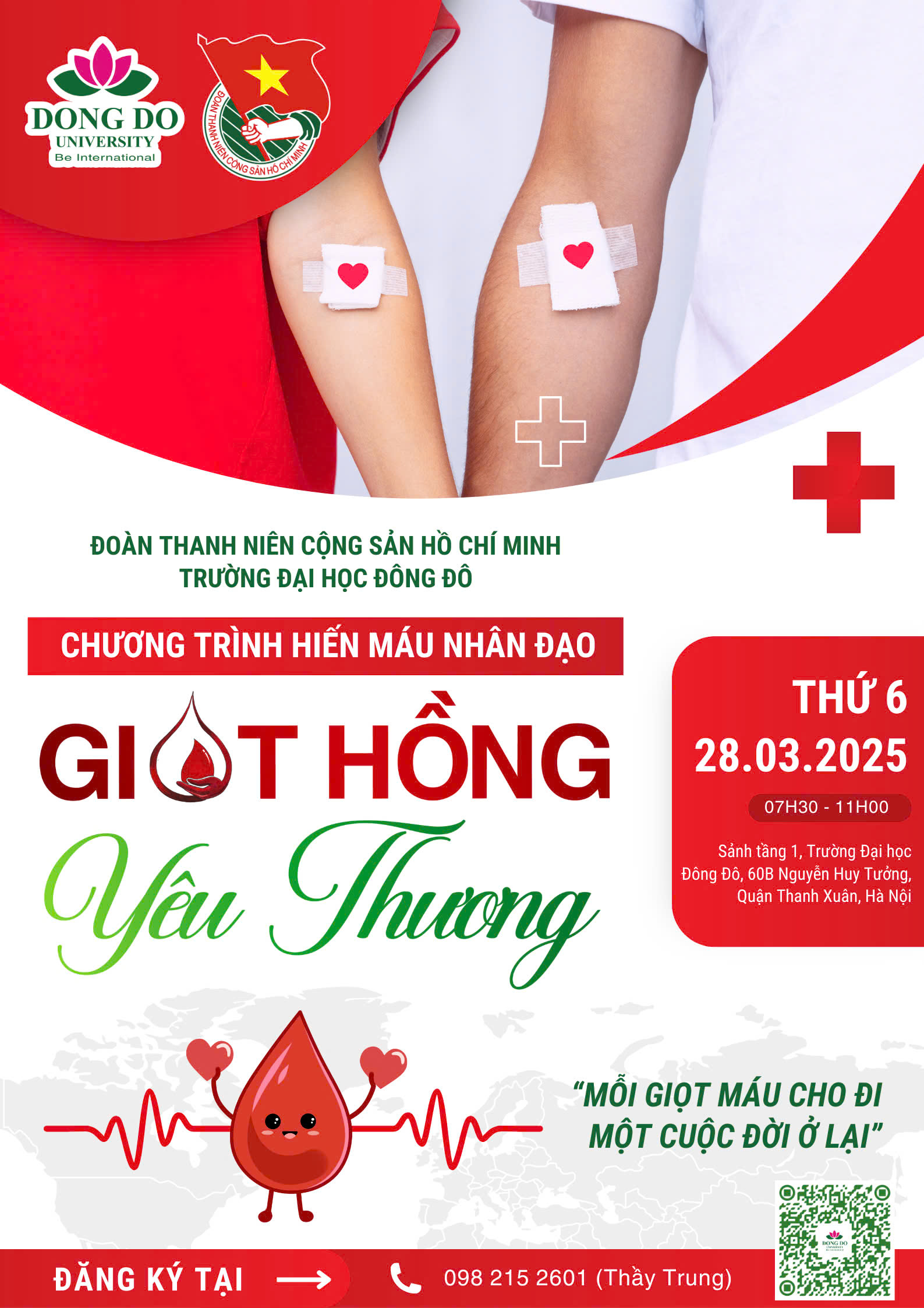 Giọt hồng yêu thương - Một giọt máu cho đi, một cuộc đời ở lại