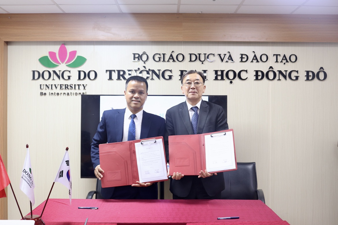Lễ Ký Kết Bản Ghi Nhớ Giữa Trường Đại Học Đông Đô Và Học Viện Công Nghệ Chosun (Hàn Quốc)