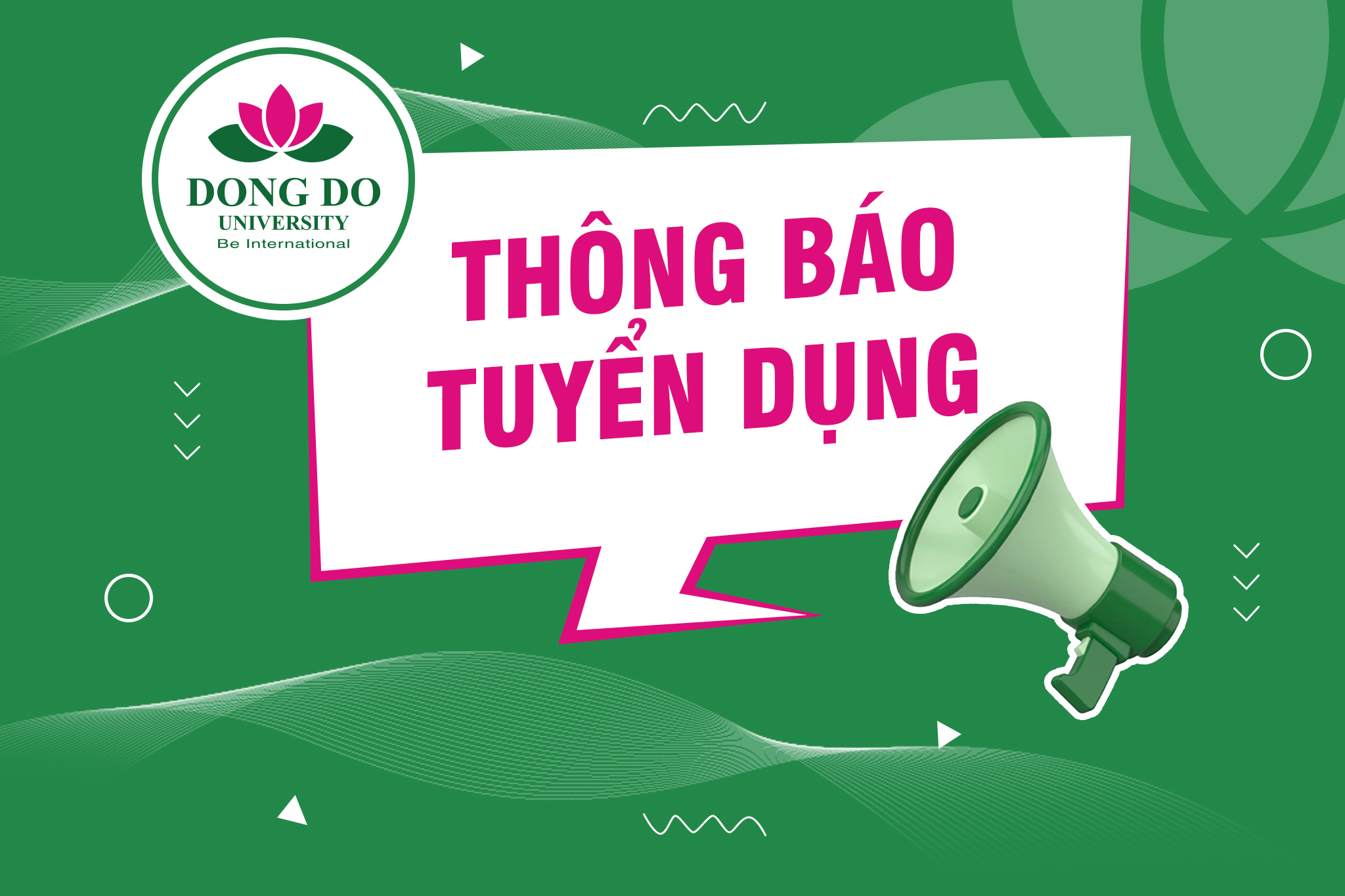 Tuyển dụng vị trí Giảng viên cơ hữu Khoa Điều Dưỡng